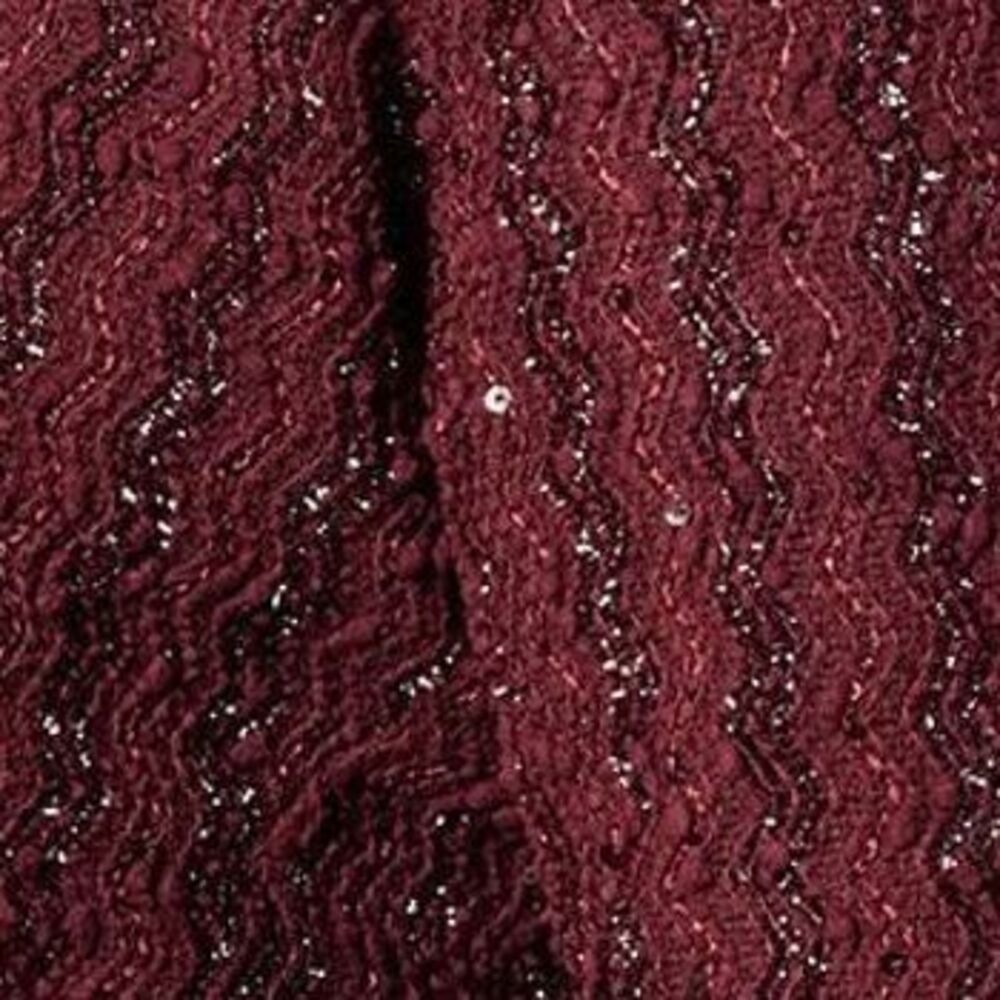 Fashion Women's Jacket Sz 4 Boucle Blazer with Sequin Jet Black A996 A628196 - Picture 2 of 4